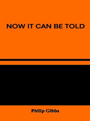cover image of Now It Can Be Told